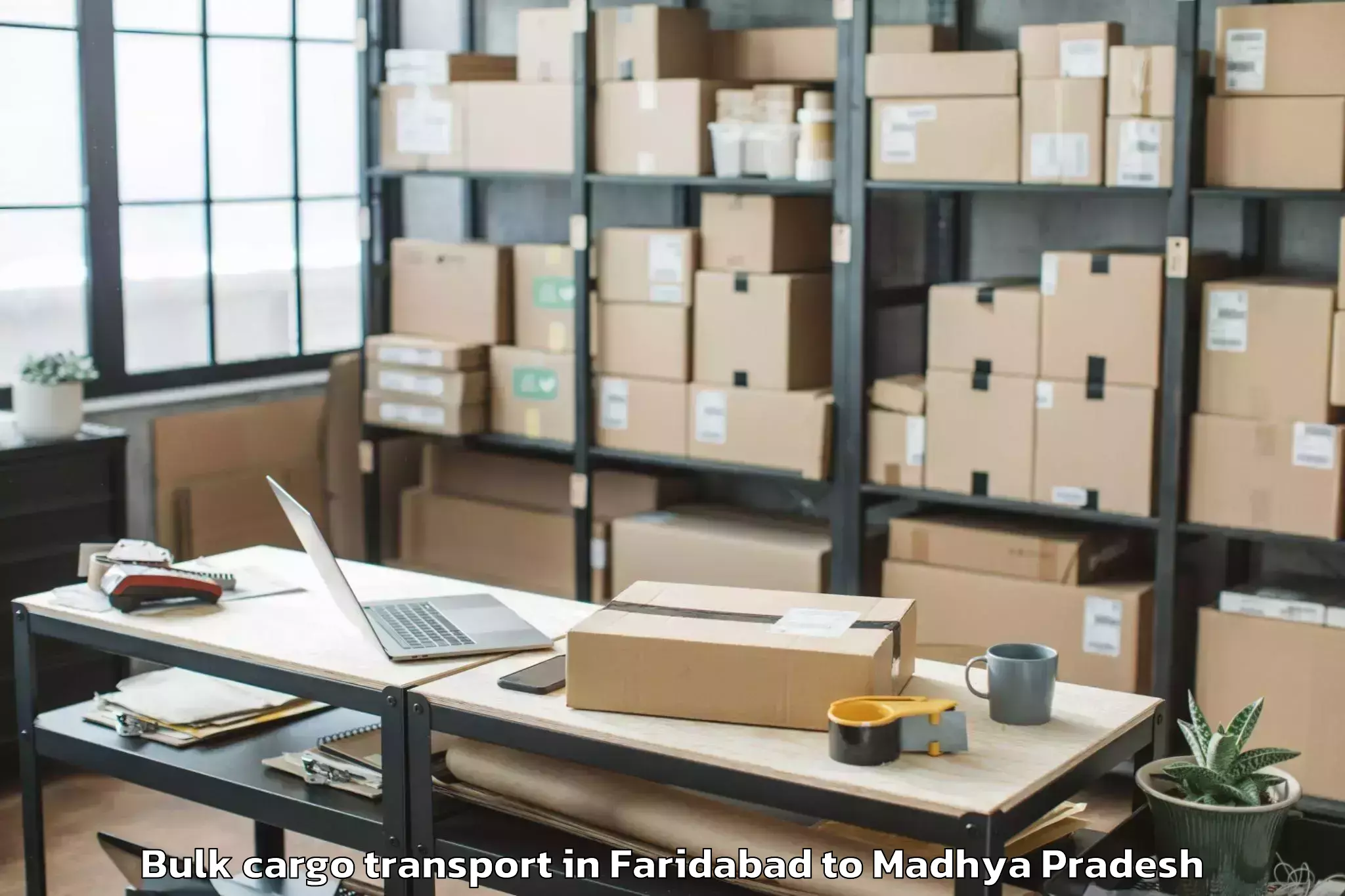 Top Faridabad to Kolaras Bulk Cargo Transport Available